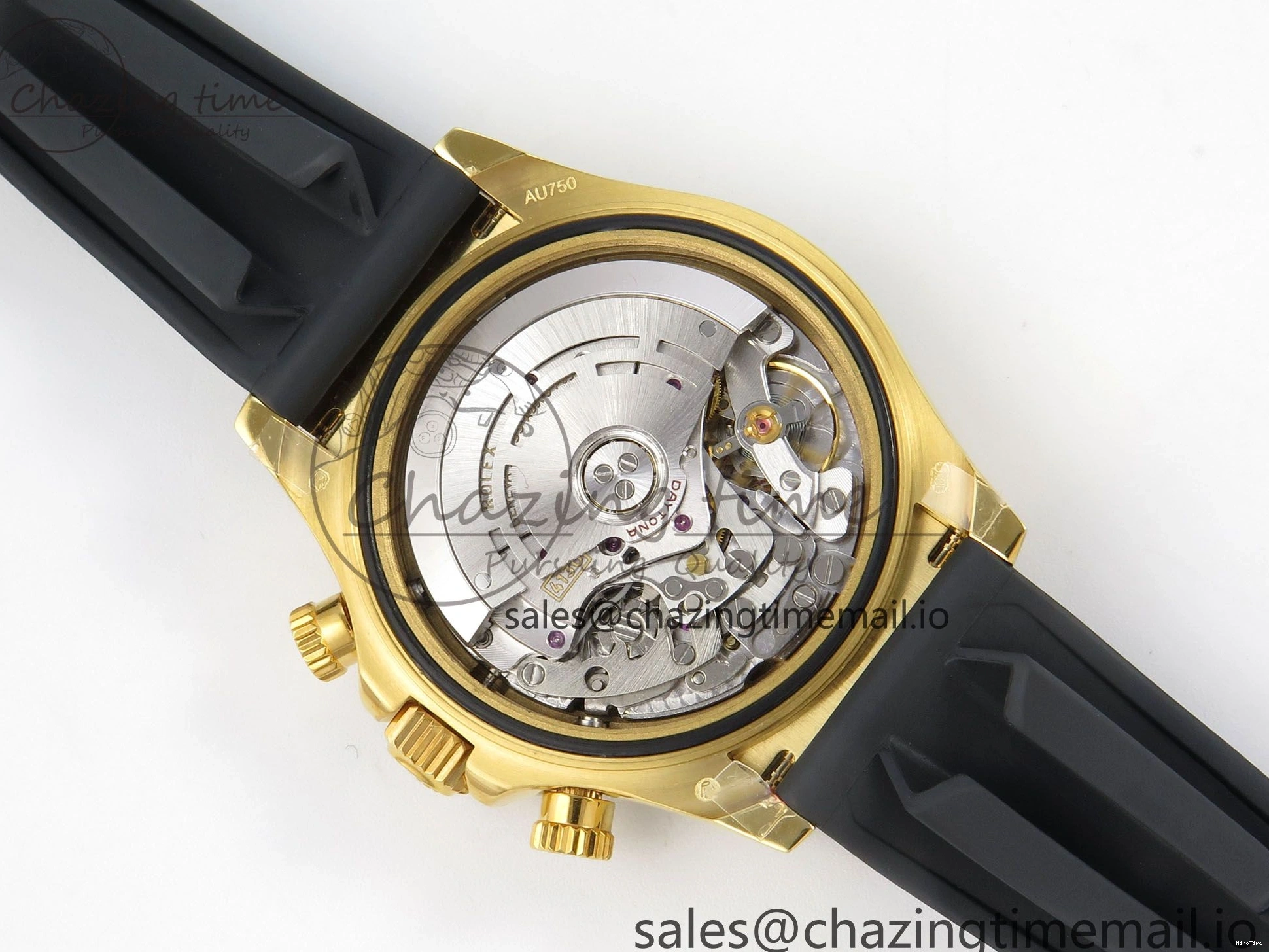 MiroTime 0218 Daytona 116518 QF 1:1 Best Edition Black Dial on Oysterflex Strap SH4130 V11（Gain Weight） GoodFit 170